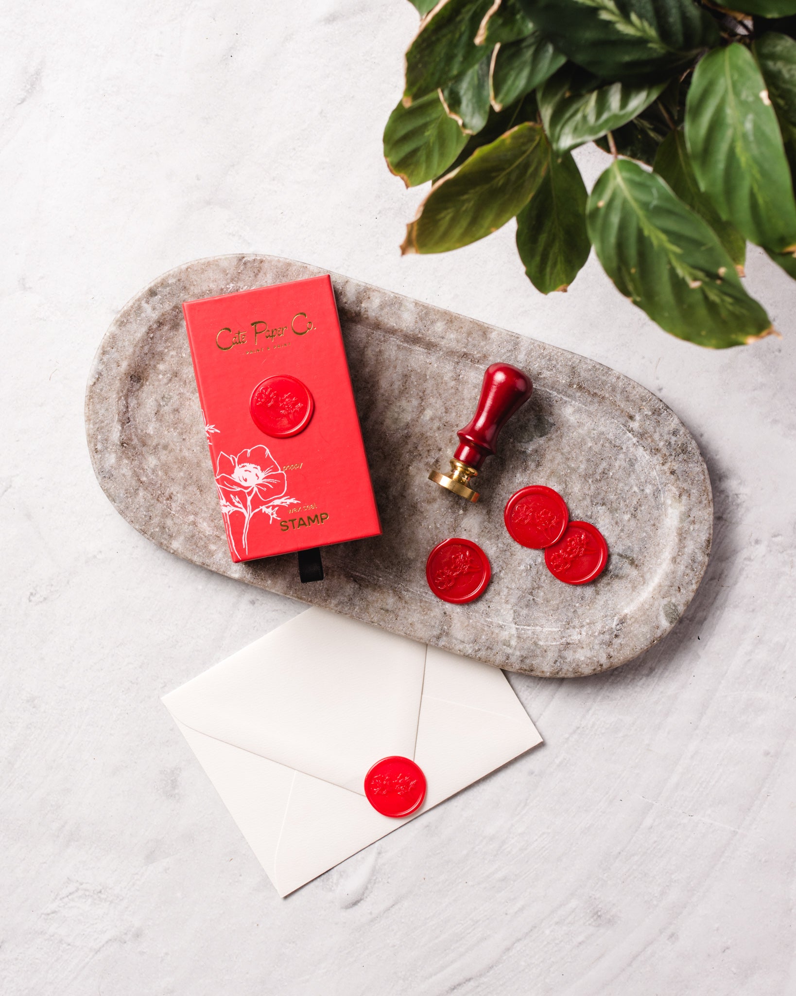 Wax Seal Kit (Poppy) - Cate Paper Co.
